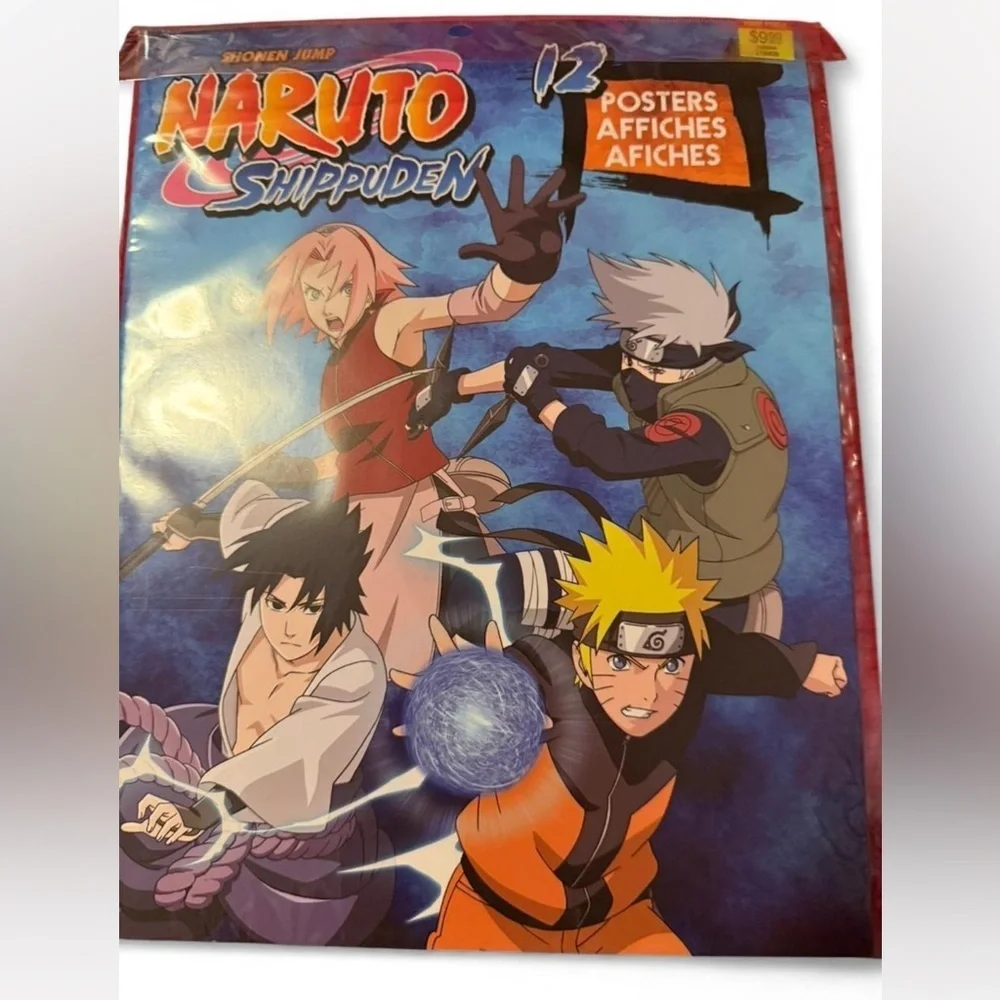 Naruto Shippuden poster and sticker books set